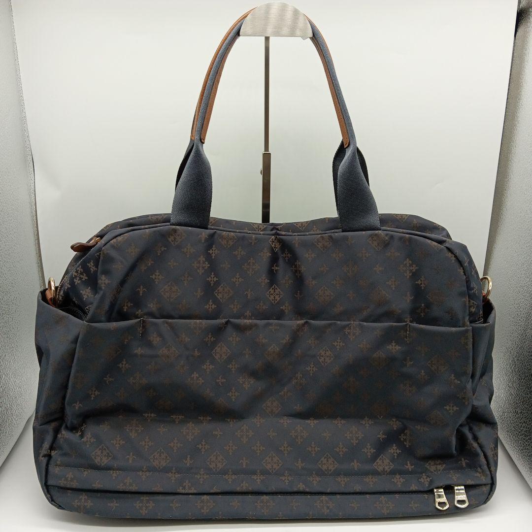 8-12 russet ラシット　ネイビー ボストンバッグ