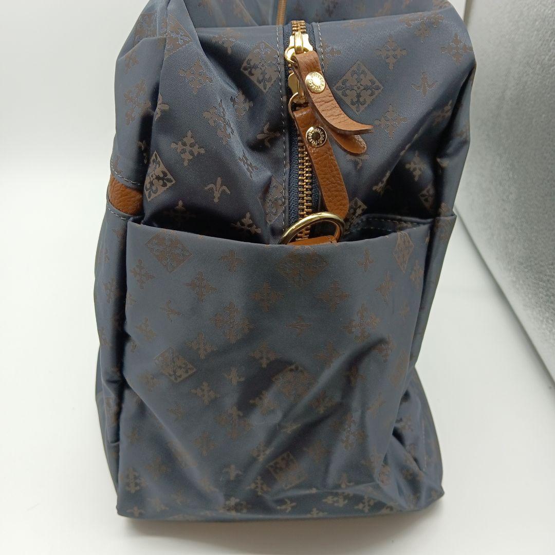 8-12 russet ラシット　ネイビー ボストンバッグ