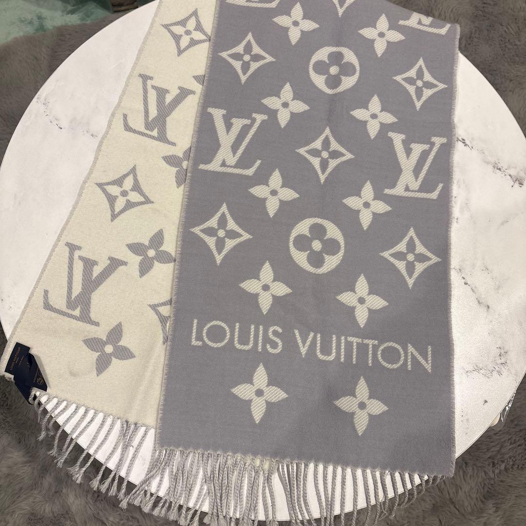 ルイヴィトンマフラー VUITTON 正規品