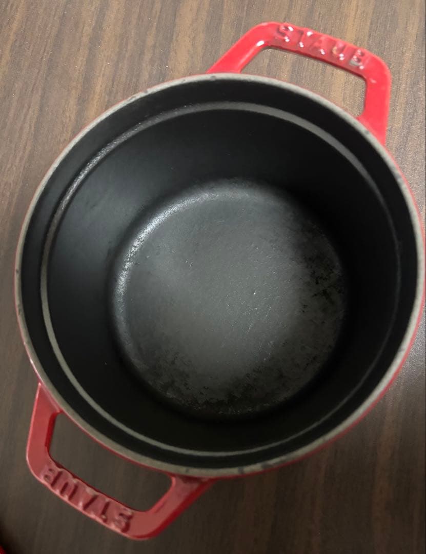 STAUB ストウブ　ココット　ラウンド　チェリー　14cm