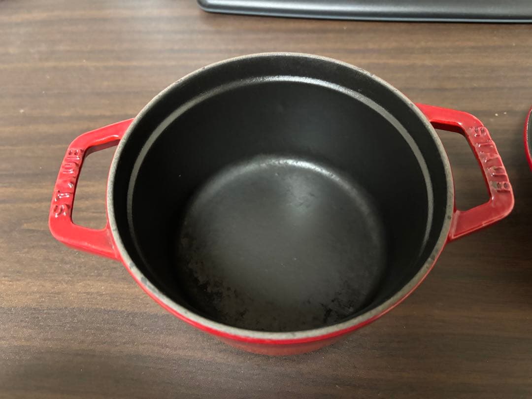 STAUB ストウブ　ココット　ラウンド　チェリー　14cm