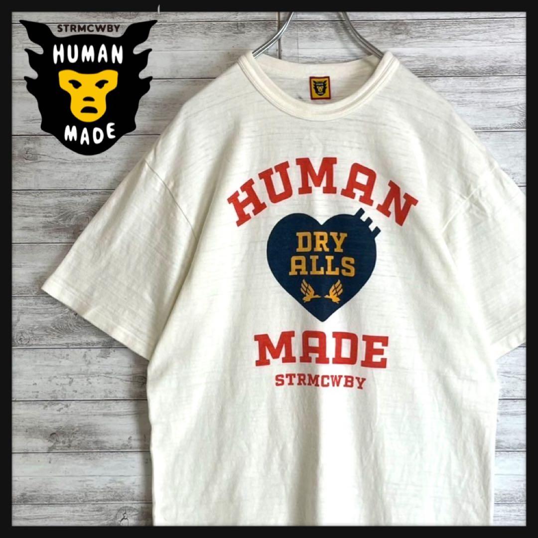 【即完売モデル】ヒューマンメイド⭐︎センター ハートロゴ Tシャツ XLサイズ