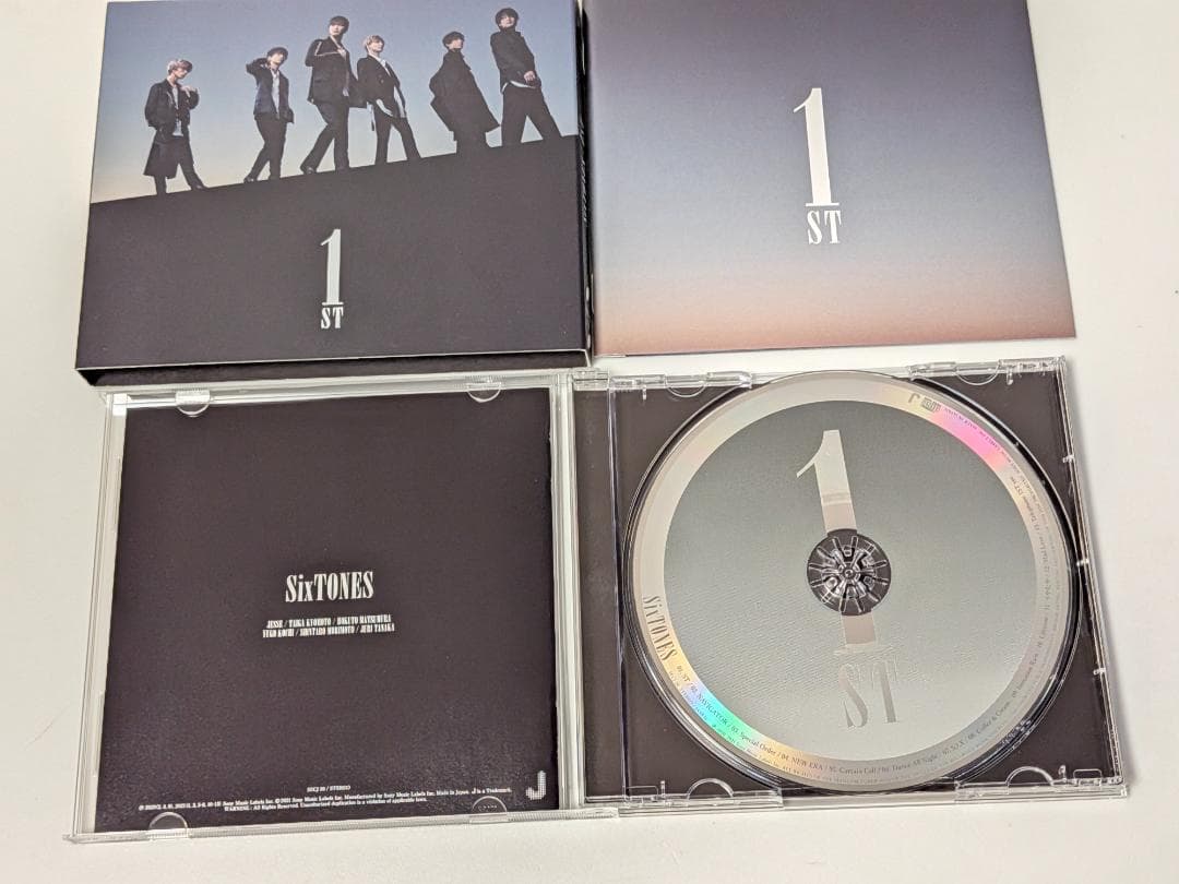 SixTONES　アルバム 1st 初回盤A/B/通常盤 3点セット 特典3種付
