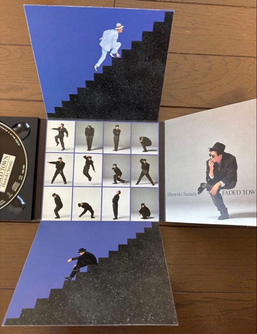 【超希少品】真田広之 ニッセイトランプ＋CD「FADED TOWN」セット