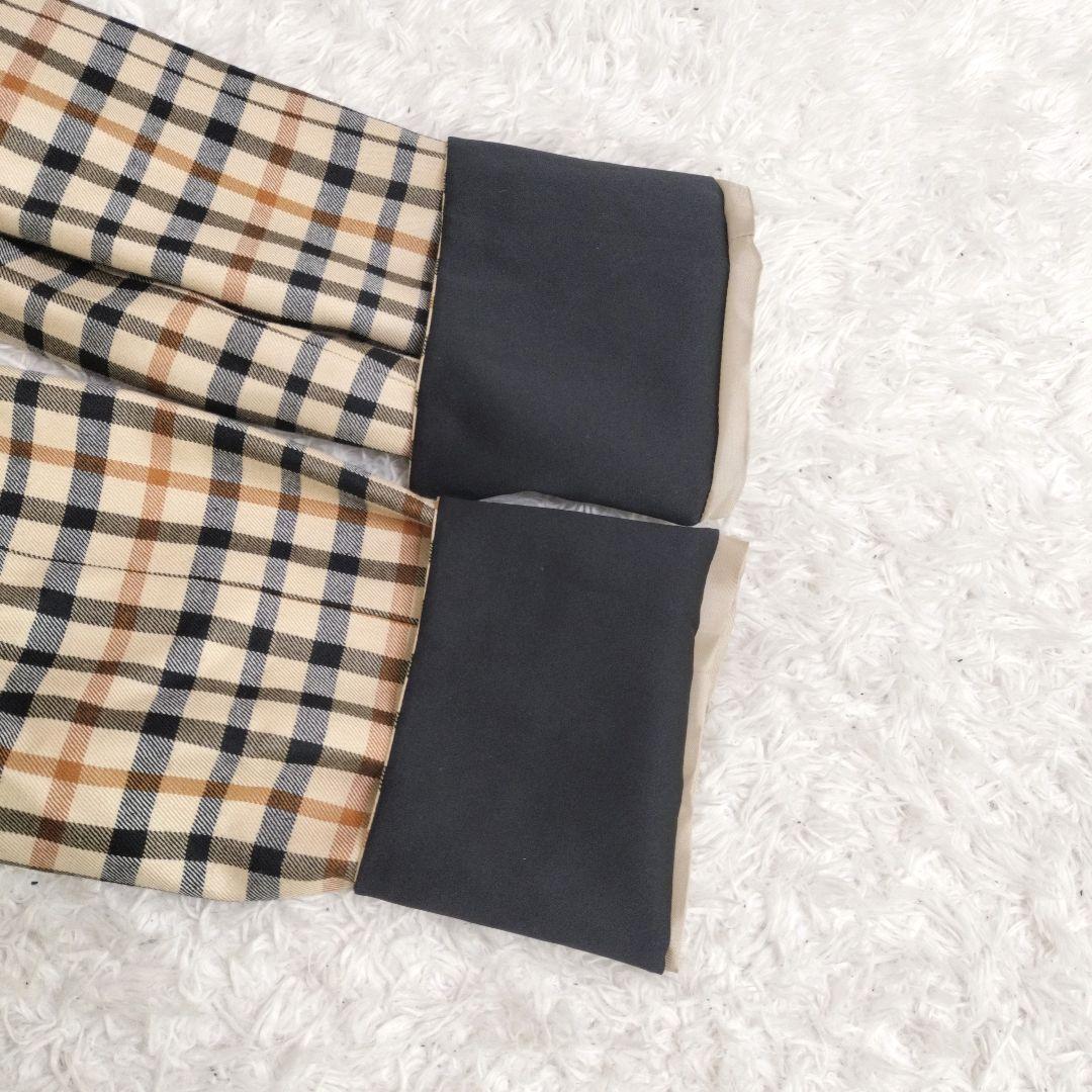 【タグ付き】DAKS　ワンピース　チェック柄　大きいサイズ　XL 長袖