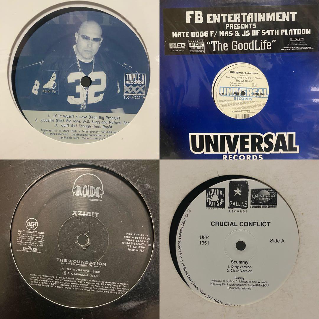 大量箱売り WESTCOAST HIPHOP レコード 60枚セット　まとめ売り