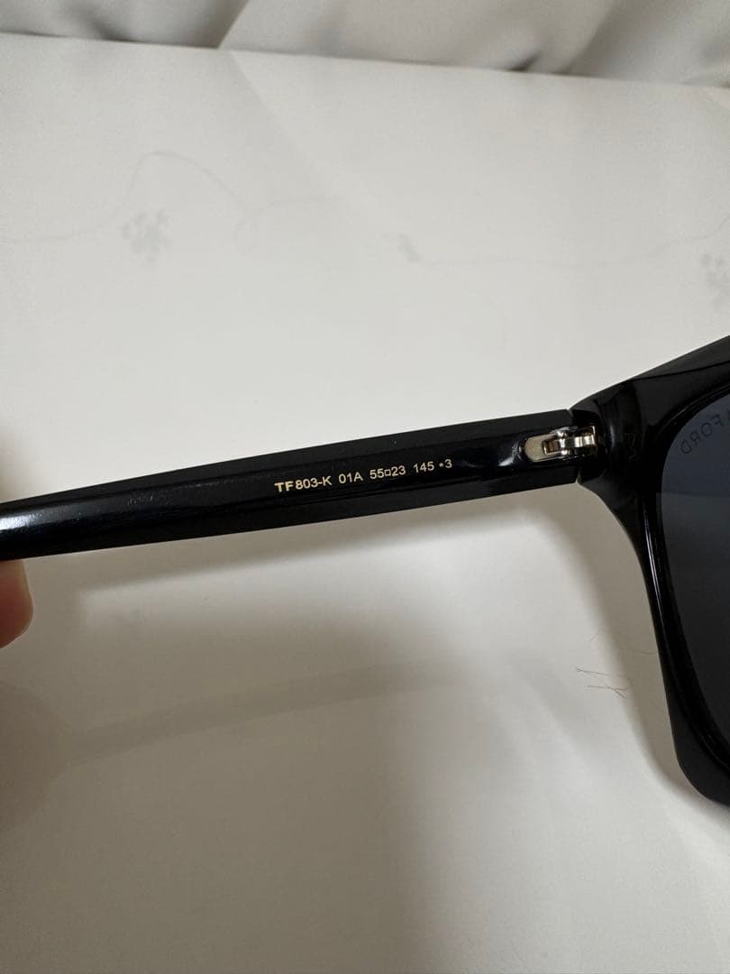 め*る様 TOM FORD ブラック サングラス TF-803K