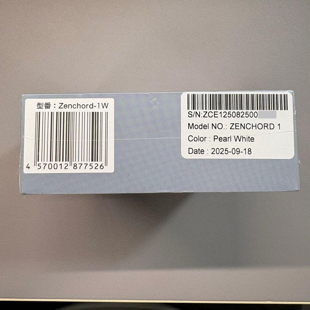 新品未開封 Zenchord1 AI議事録イヤホン ホワイト