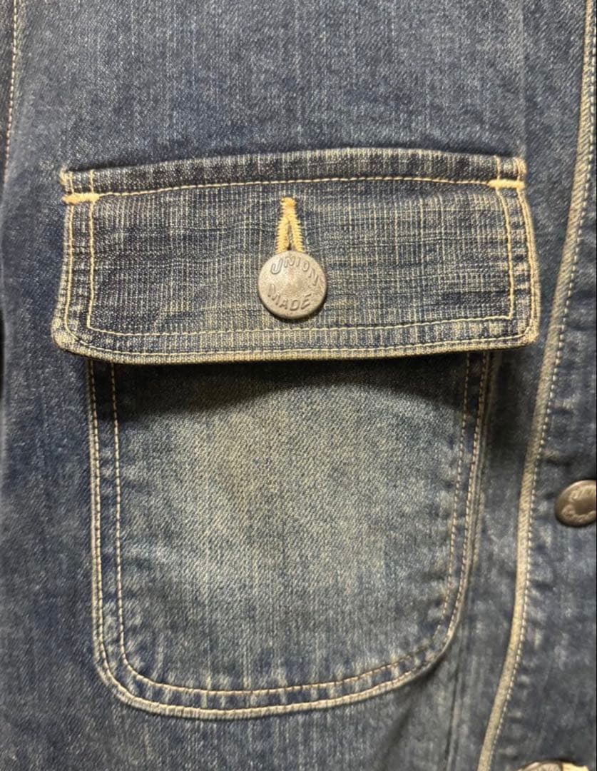 STUDIO D'ARTISAN カバーオール ブランケット Ｌ　デニム