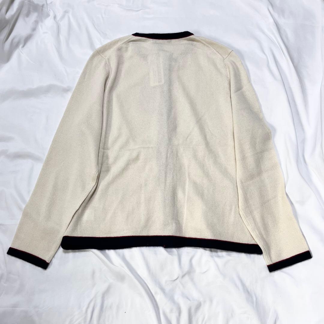 【新品】ダーマコレクション カーディガン シルク カシミヤ パール