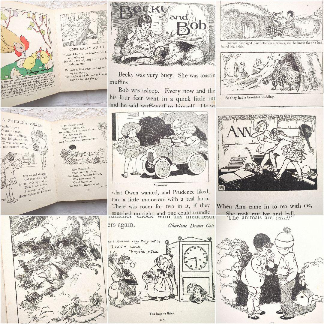 稀少1930イギリス ヴィンテージ絵本 児童書 洋書ヴィクトリアン アンティーク