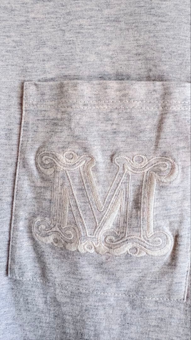 MAX MARA ライトピンク 半袖Tシャツ M刺繍　　美品