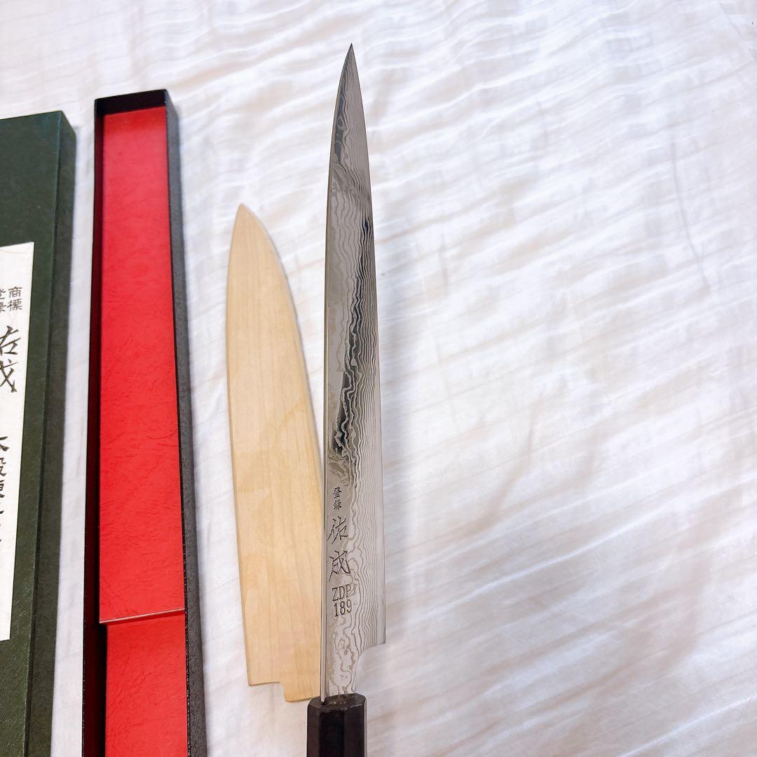 佑成 筋引 ダマスカット　ZDP189 本鍛鍊料理疙丁