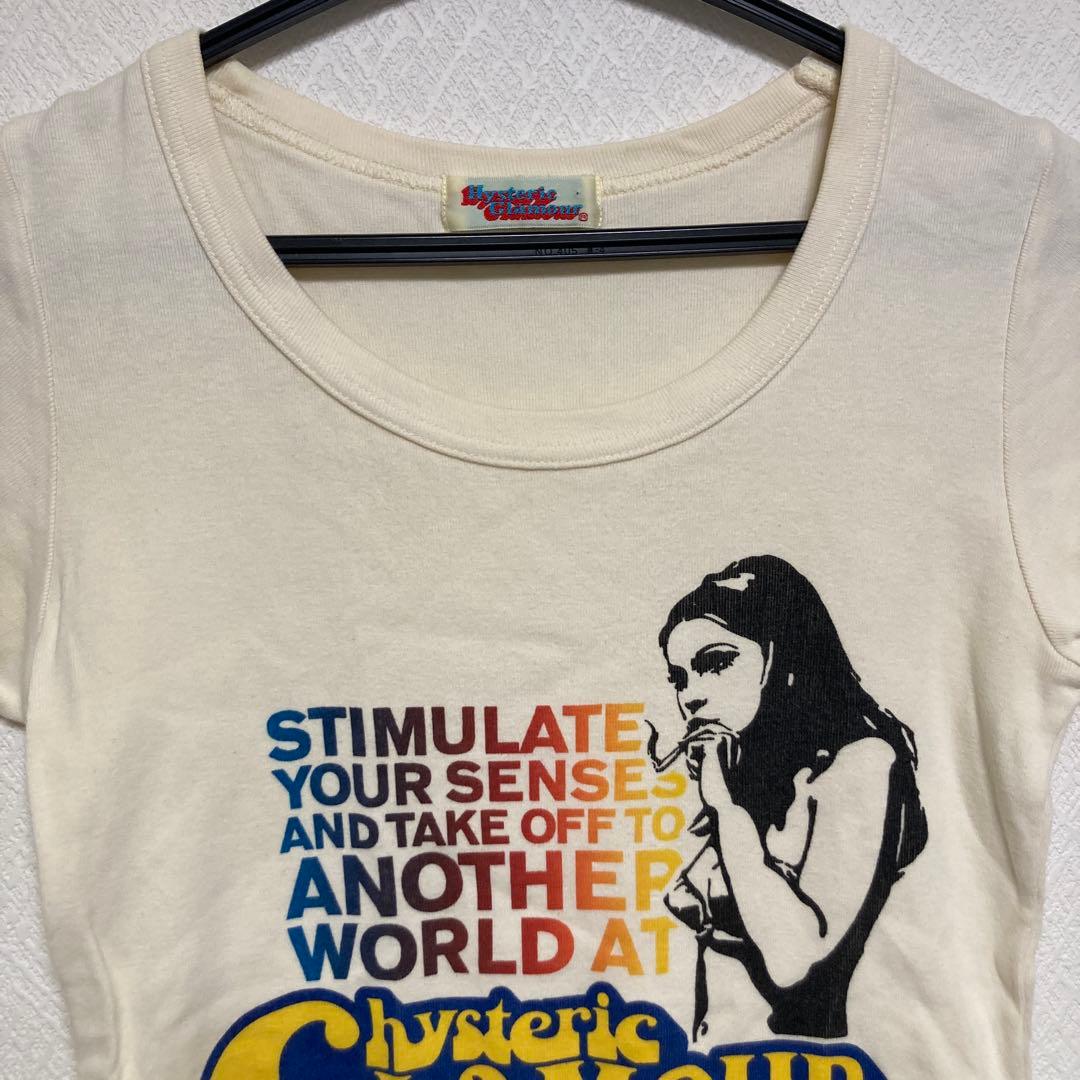 HYSTERIC GLAMOUR SMOKING GIRL Tシャツ チビT