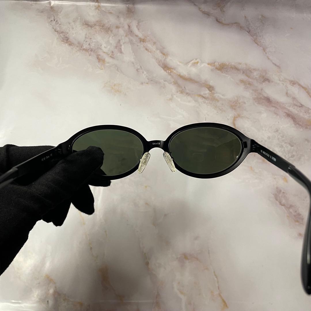 fendi オーバル y2k ブラック モード archive サングラス