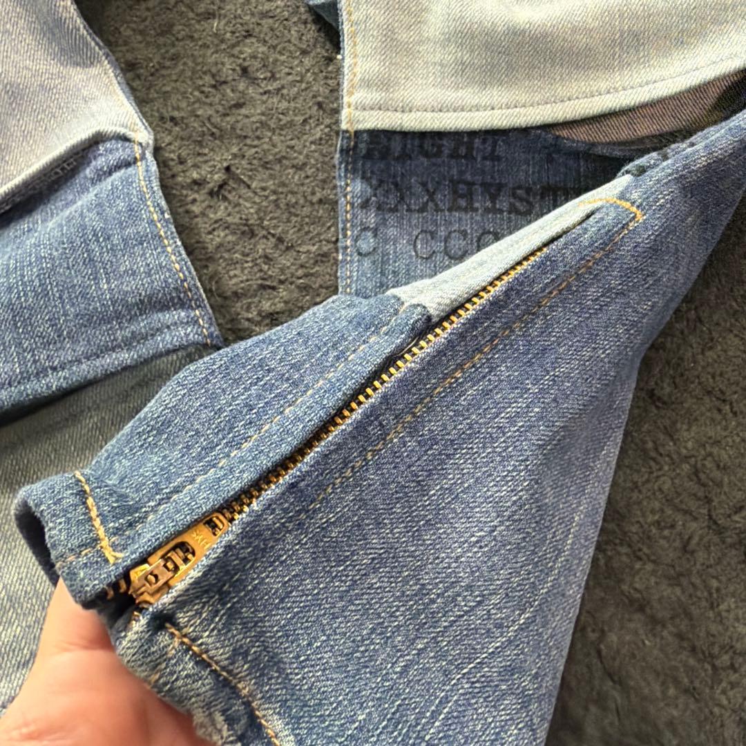 HYSTERIC GLAMOUR パッチワークデニム バンテージ風 ヒス Y2K