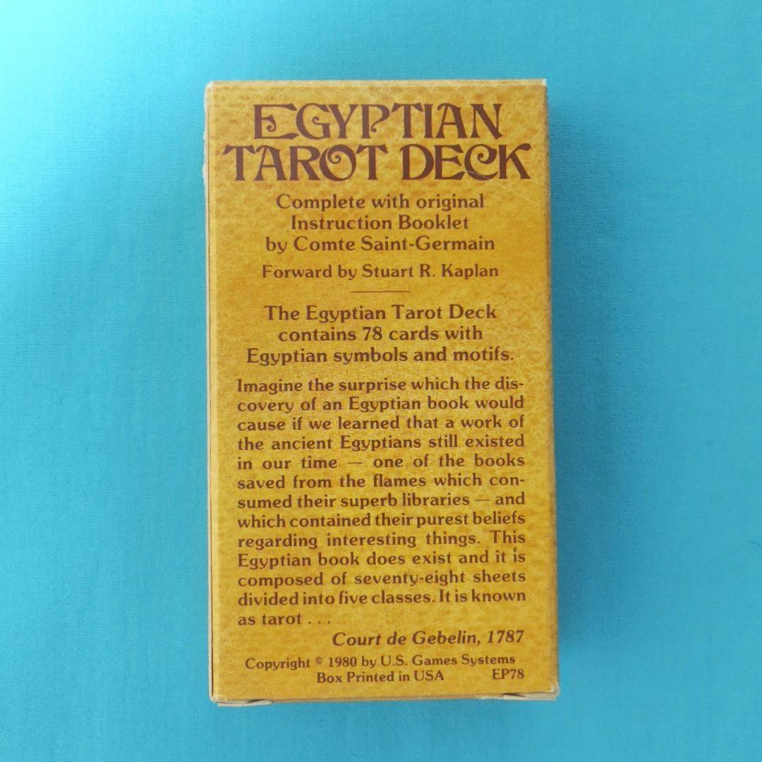 正規品・未使用 EGYPTIAN TAROT エジプシャンタロット レア