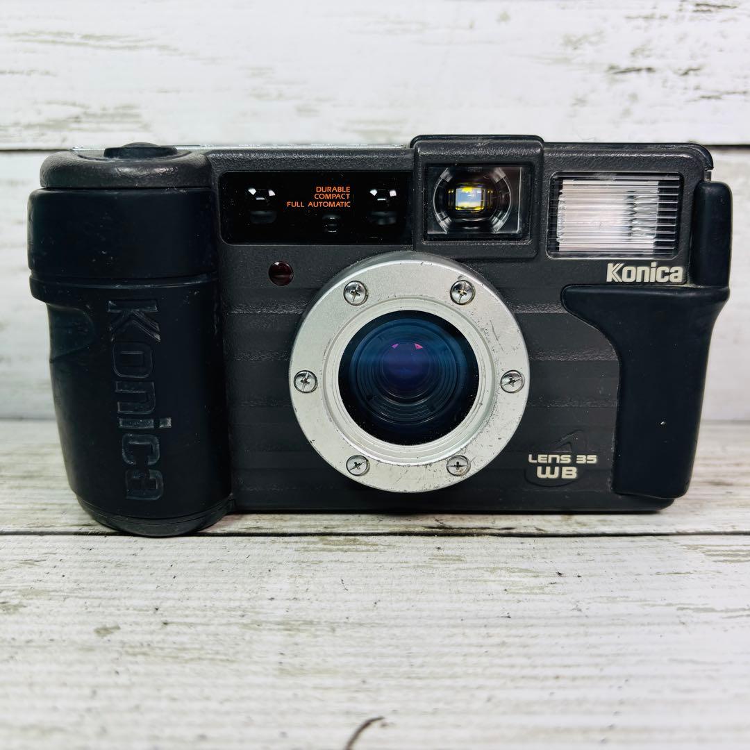 【動作良好】Konica フィルムカメラ 現場監督 LENS 35 WB