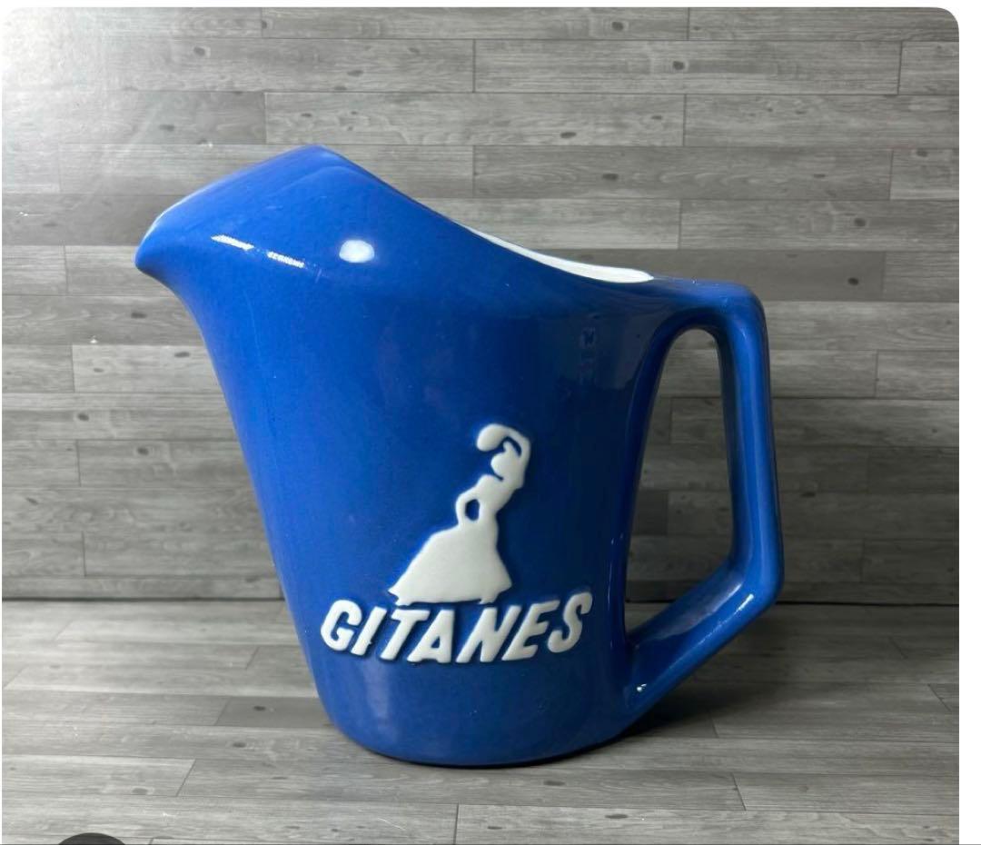 ヴィンテージ Gitanes ジタン 灰皿 ピッチャー2点セットフランス）