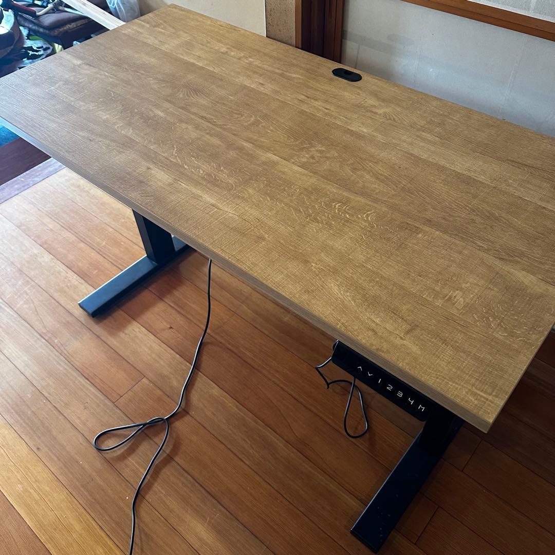 電動昇降型 パソコンデスク 120cm