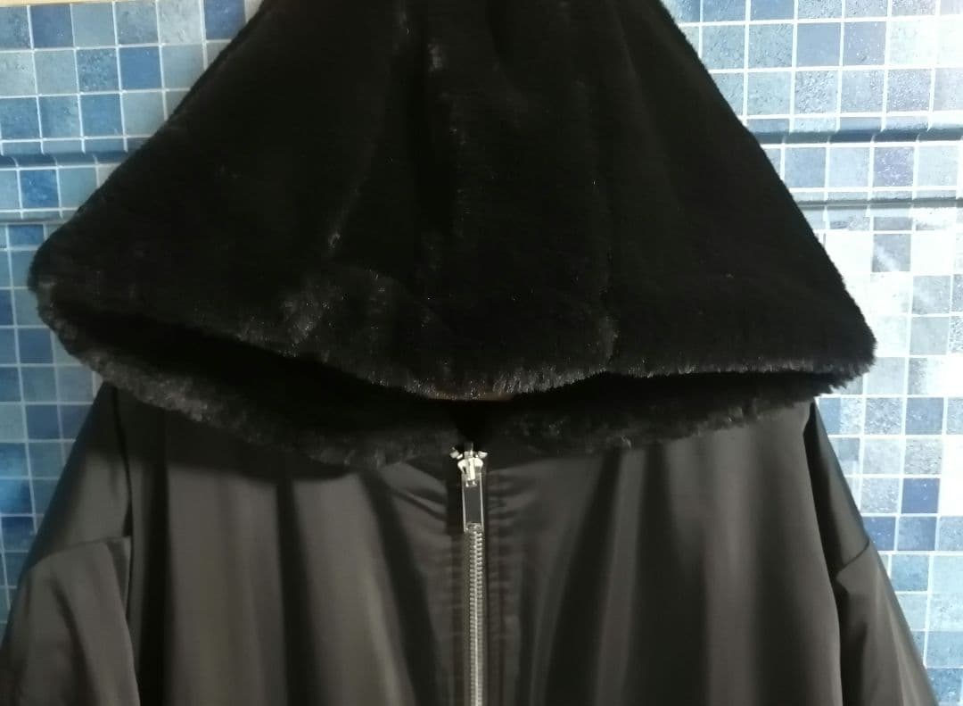 【XLサイズ】 ZARA リバーシブル B-15 MA-1 ファージップパーカー