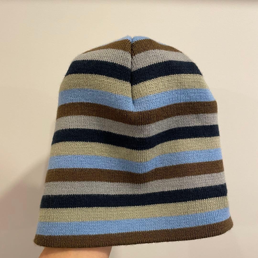 帽子 STUSSY SMOOTH STOCK STRIPED SKULLCAP