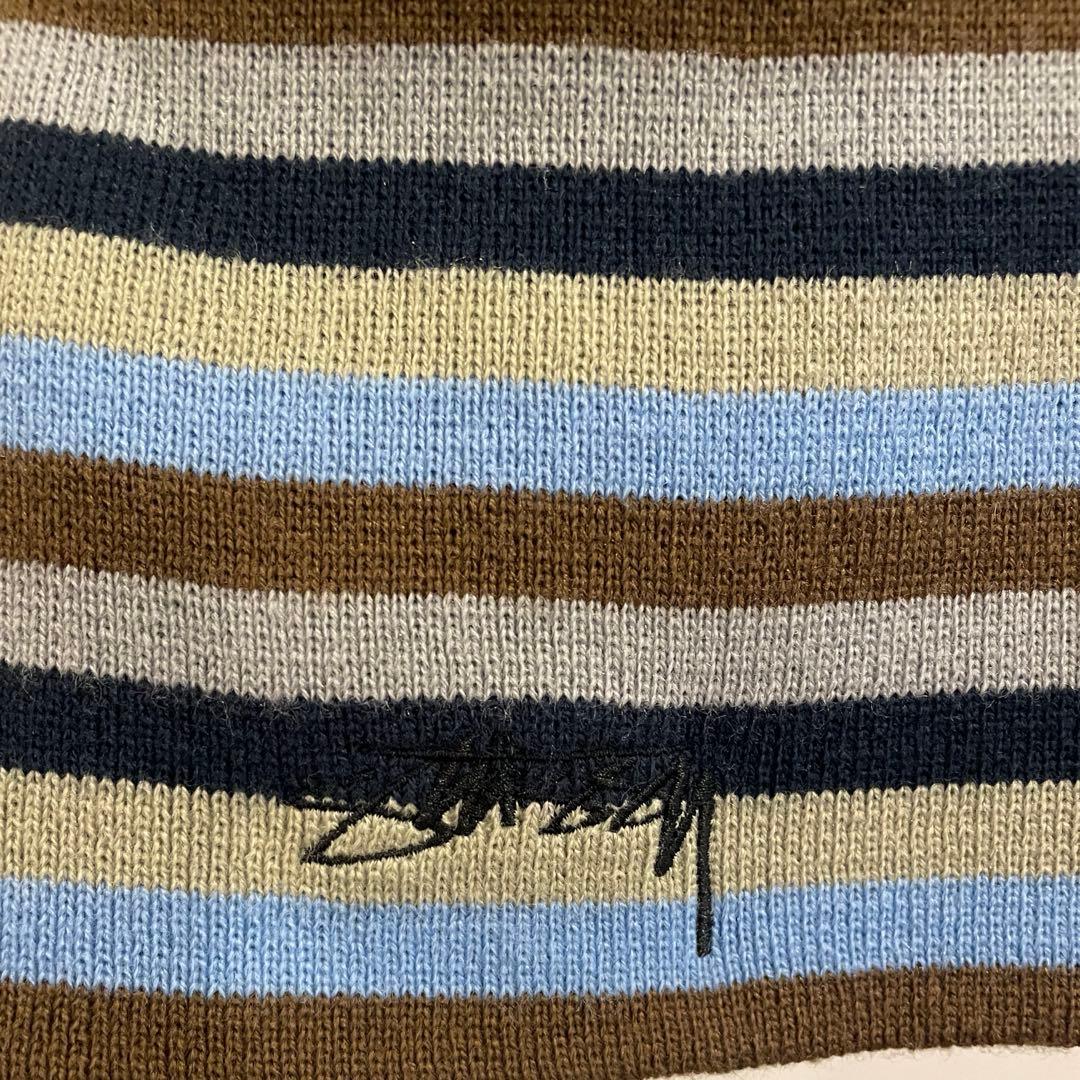 帽子 STUSSY SMOOTH STOCK STRIPED SKULLCAP