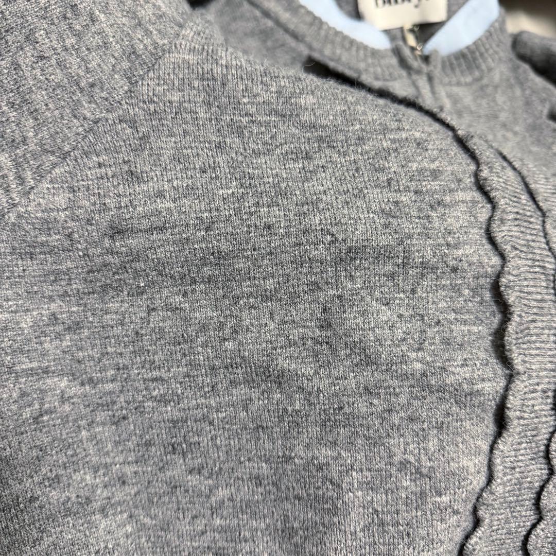 Bibiy SUSIE SHIRT KNIT GRAY グレー シャツニット