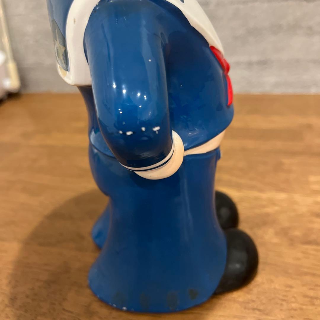内藤ルネ 水平 陶器 貯金箱 置物 RUNE レトロ レア物★AK9