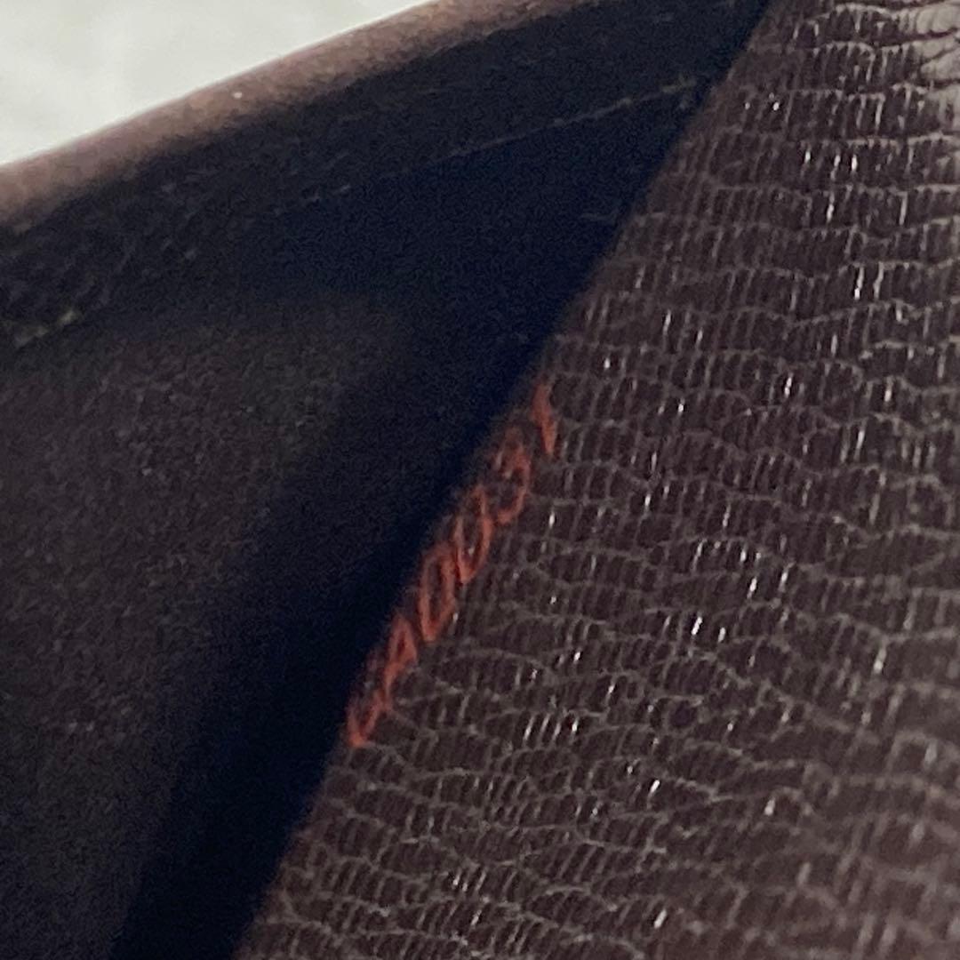 最終価格　LV ヴィトン　二つ折り　財布　ファスナー　コンパクトジップ　茶色