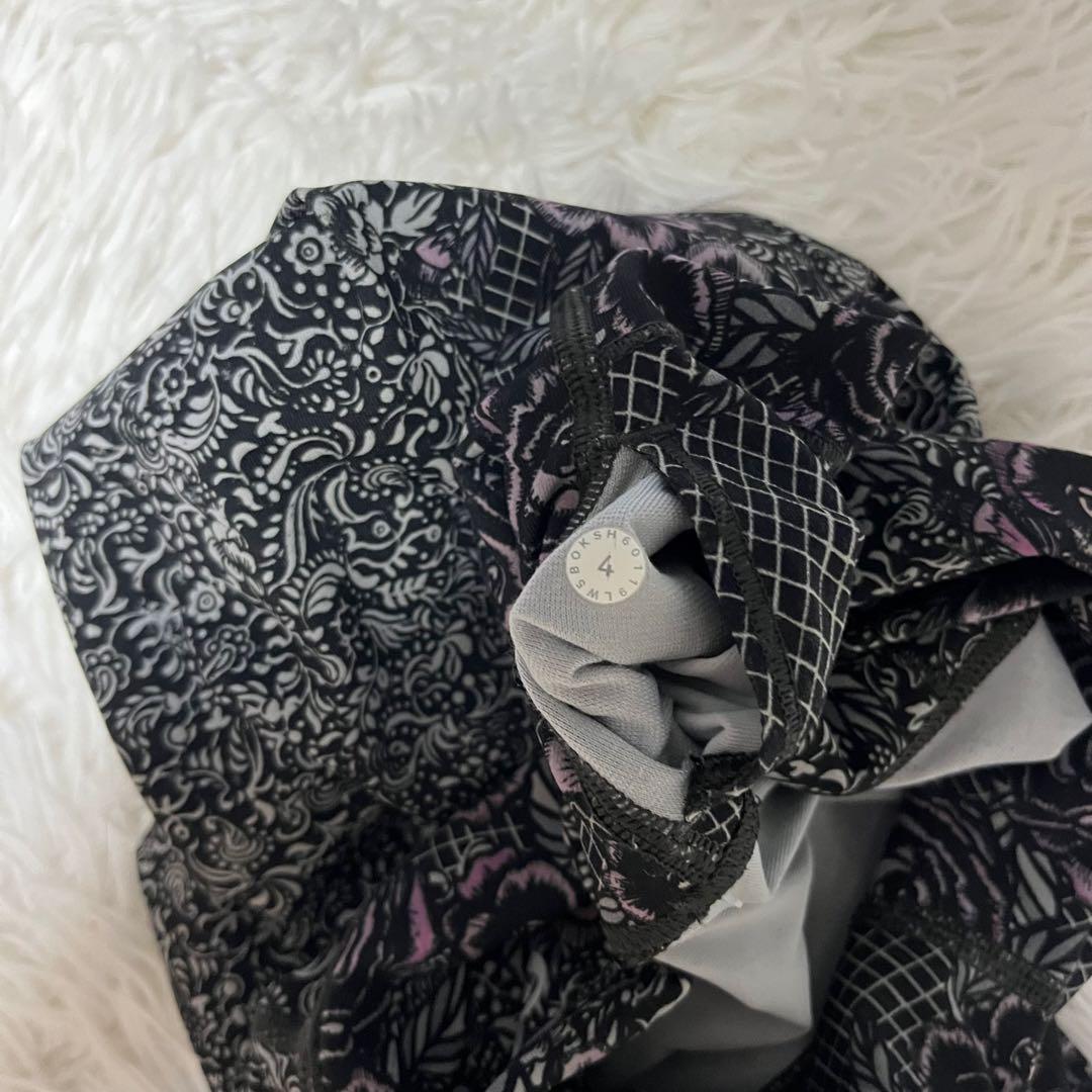 美品 ルルレモン lululemon ヨガ スポーツ スパッツ レギンス 花柄