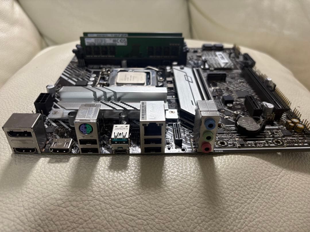 ASUS PRIME B360M-A メモリ8G x2 Corei512400