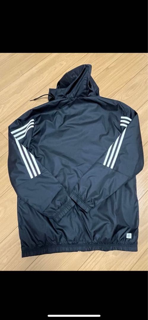 adidas ウーブンフードトラックスーツ O サイズ ウインドブレーカー
