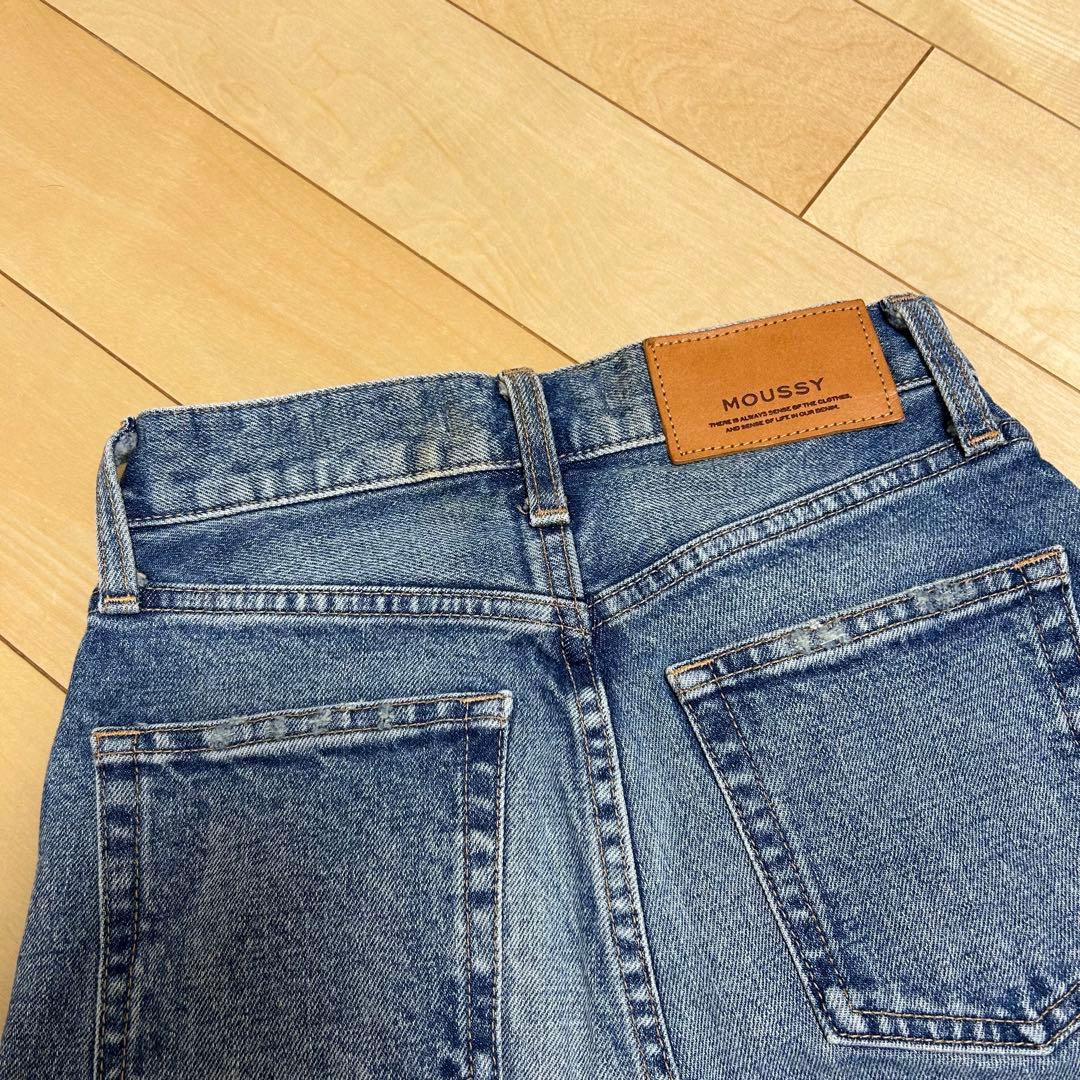 【maron様】MOUSSY フレアデニム ライトブルー
