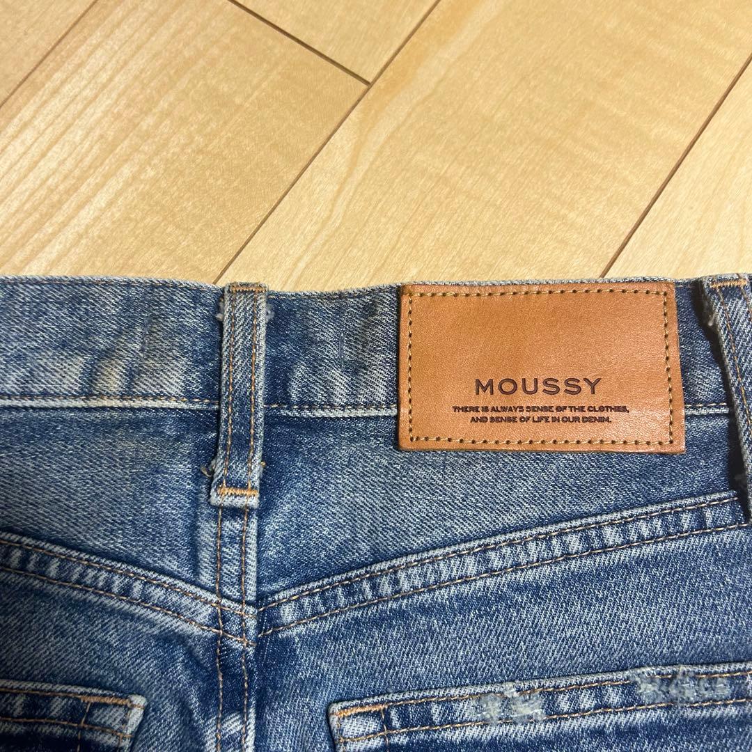 【maron様】MOUSSY フレアデニム ライトブルー