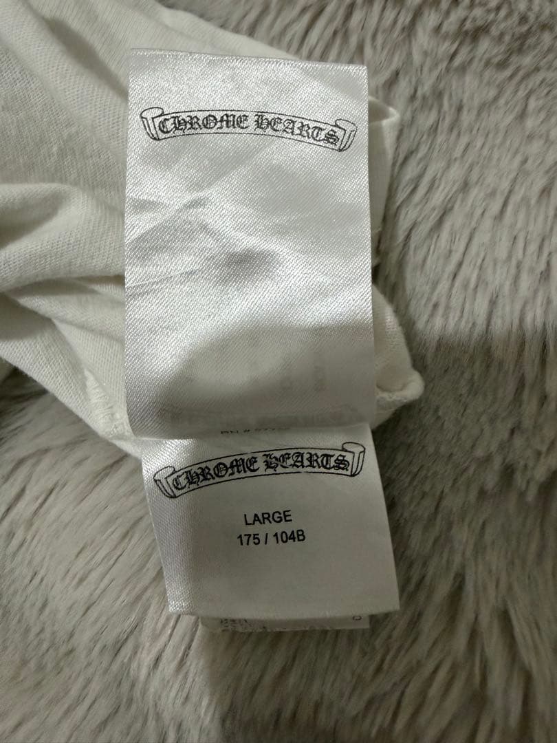 Chrome Hearts クロムハーツ FOTI Tシャツ 白　Lサイズ