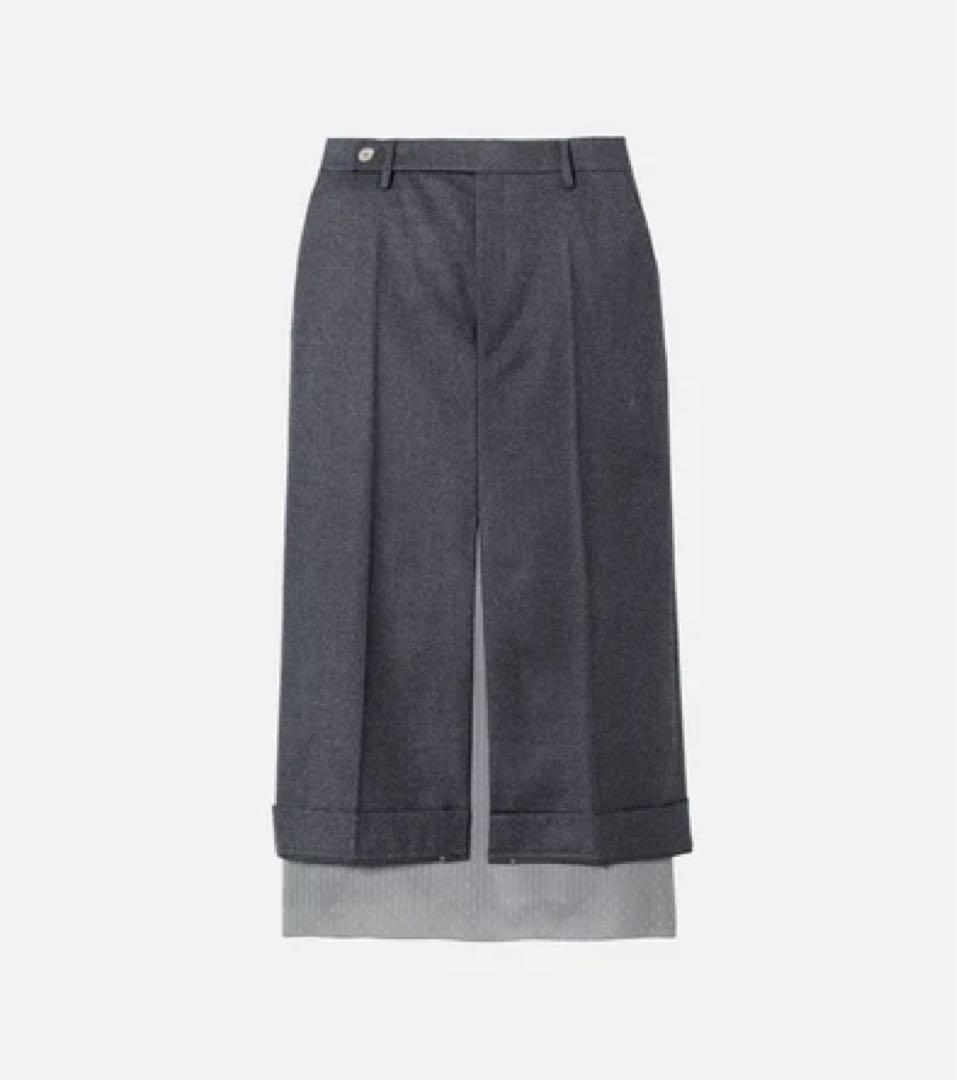 【IRENE】 Tuxedo Maxi Skirt