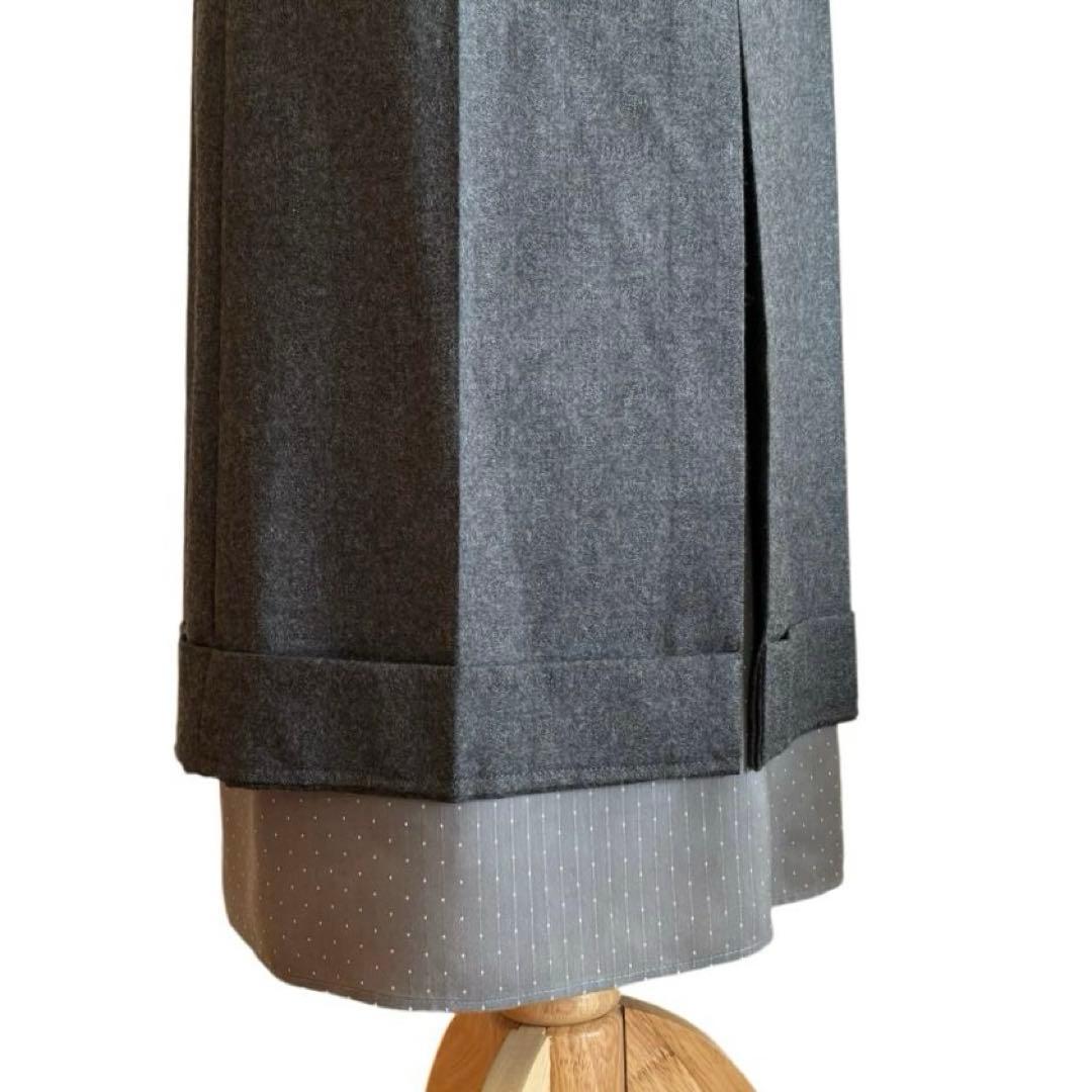 【IRENE】 Tuxedo Maxi Skirt