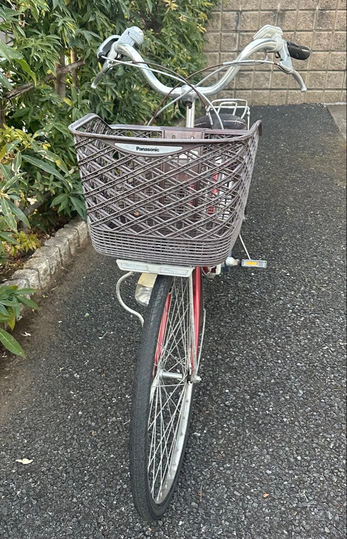 【引取り限定】【ジャンク品】パナソニック電動自転車 リチウムビビ 26型3段変速