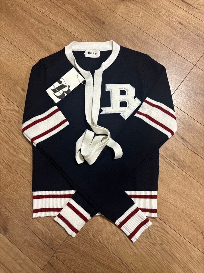 bibiy B. CLUB TIE CARDIGAN 新品即発送
