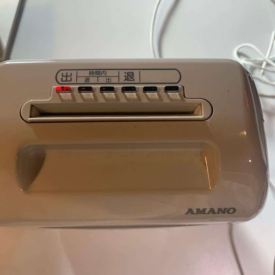 動作確認済み AMANO BX 2000 電子タイムレコーダー アマノ