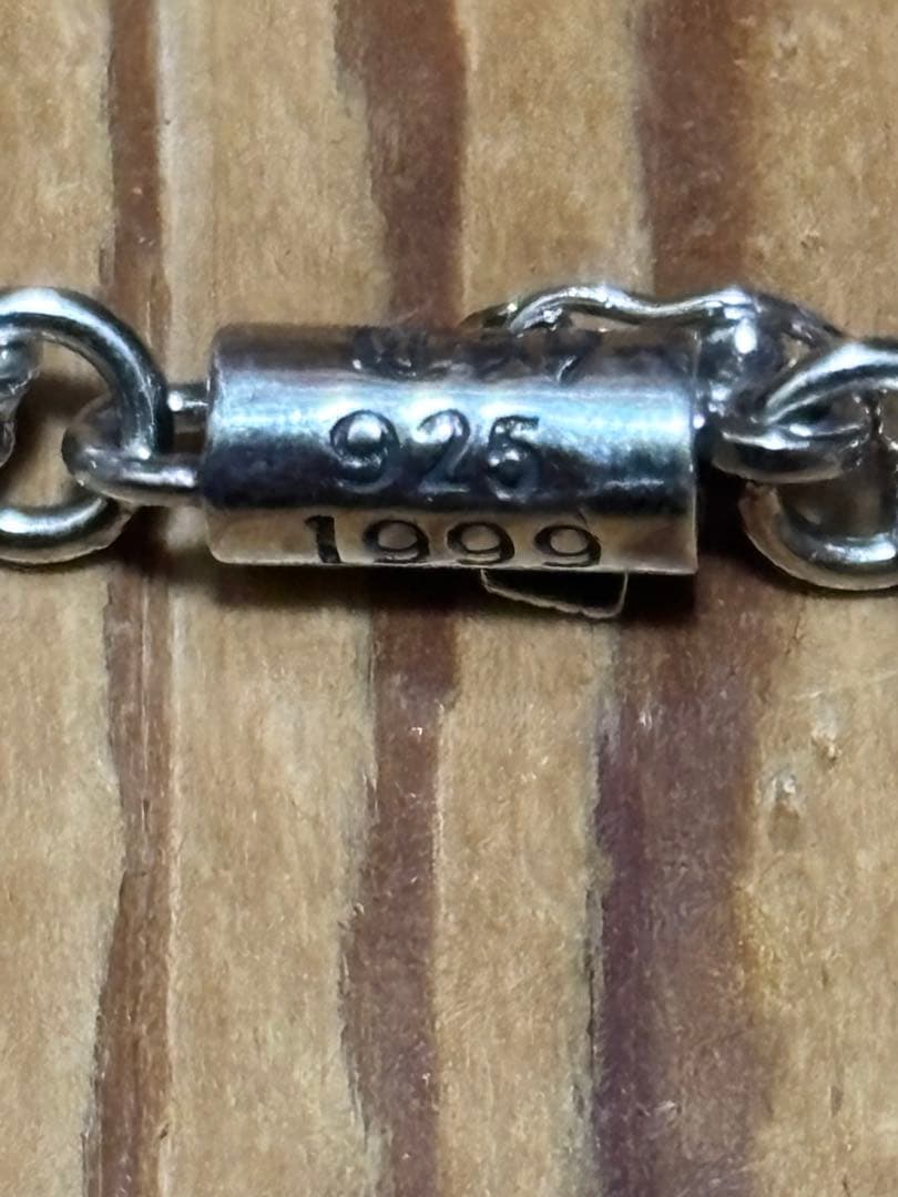 925シルバー ペーパーチェーンネックレス