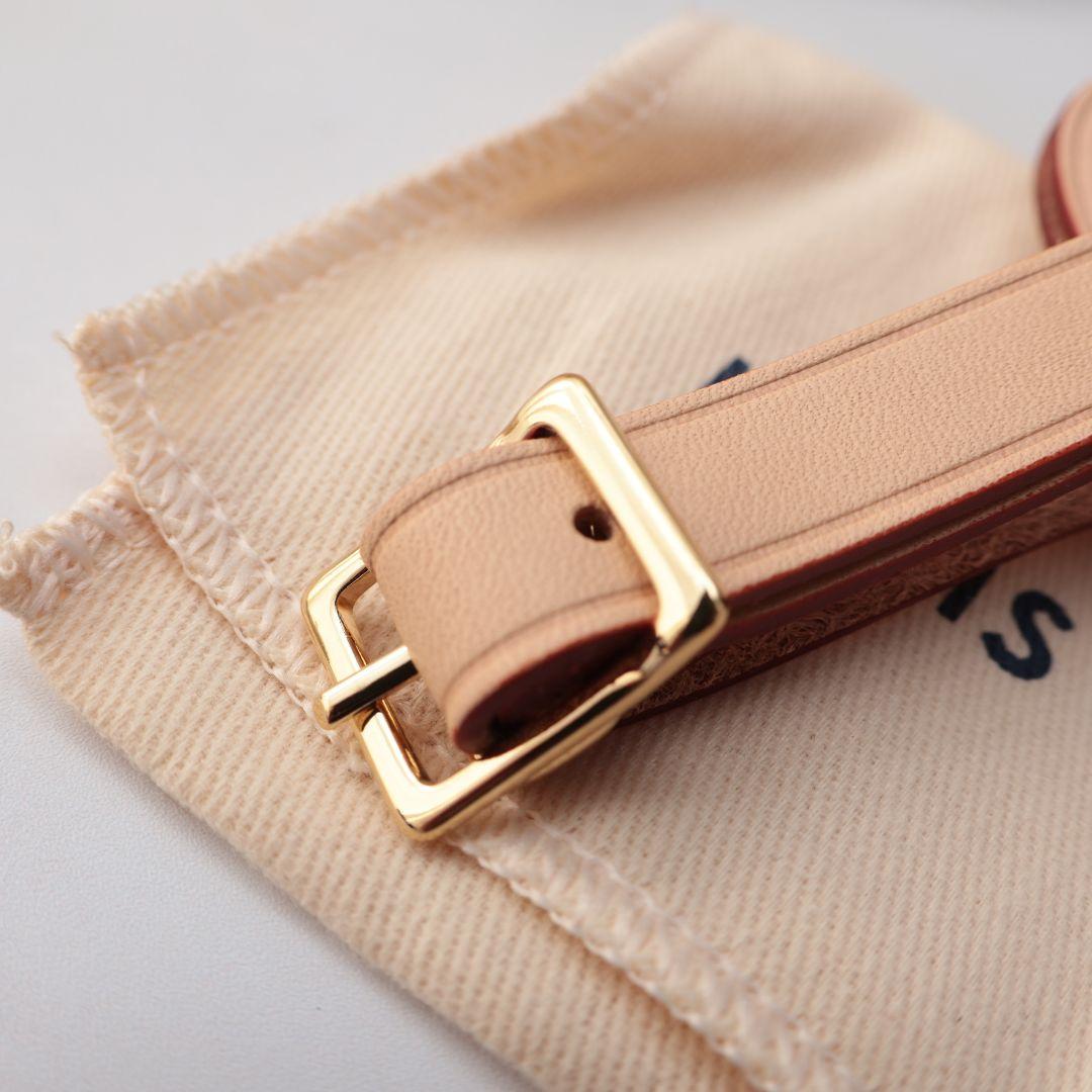 未使用 ルイヴィトン LOUIS VUITTON レザー ネームタグ 非売品