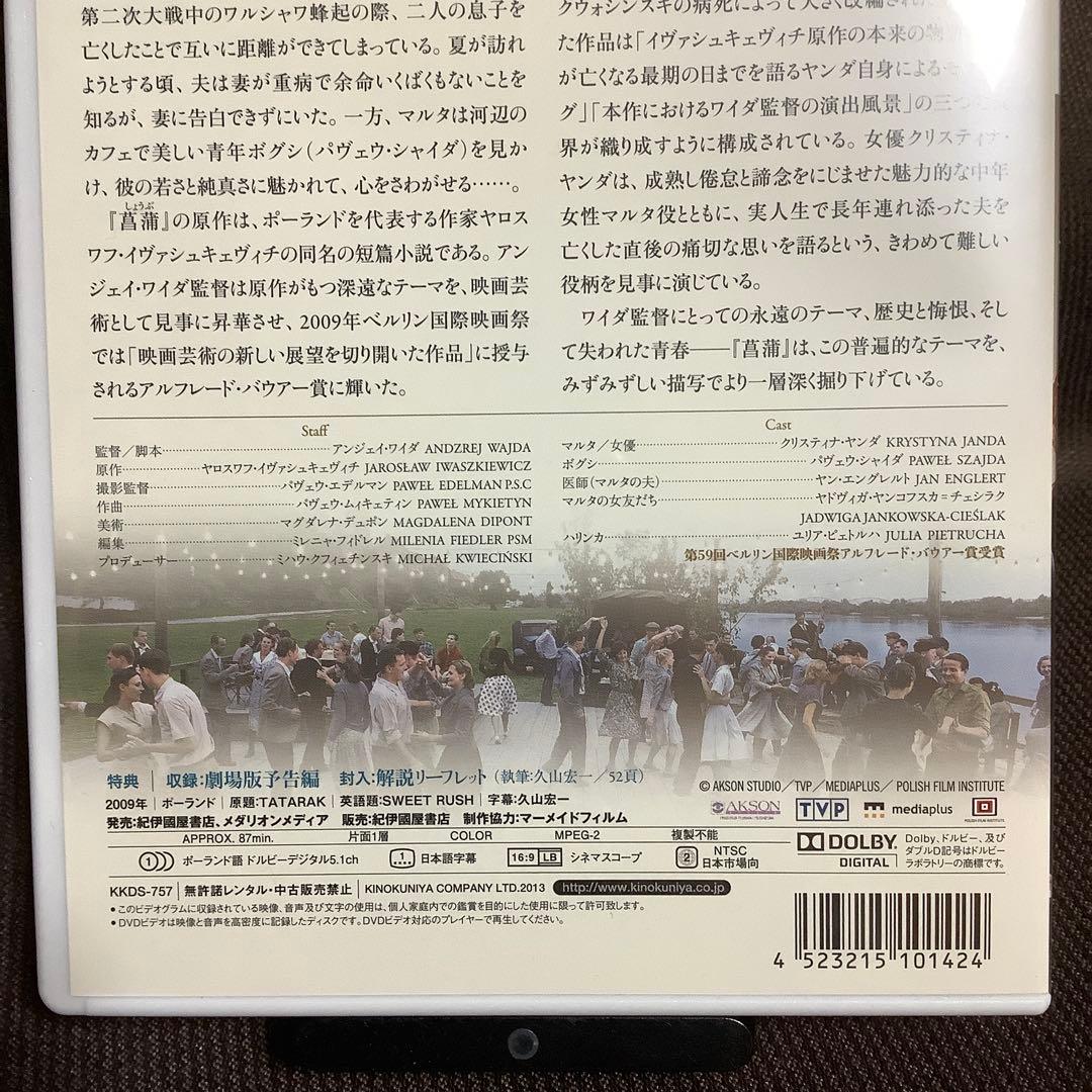 【廃盤】『菖蒲』アンジェイ・ワイダ/クリスティナ・ヤンダ(DVD)【セル版】