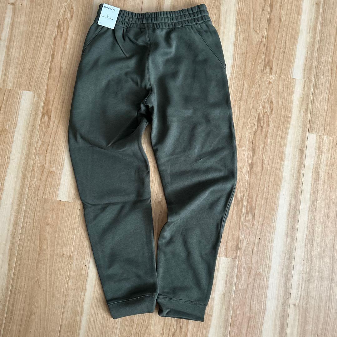 新品 NIKE スウェット 裏起毛 パーカー 上下 セットアップ カーキ 160