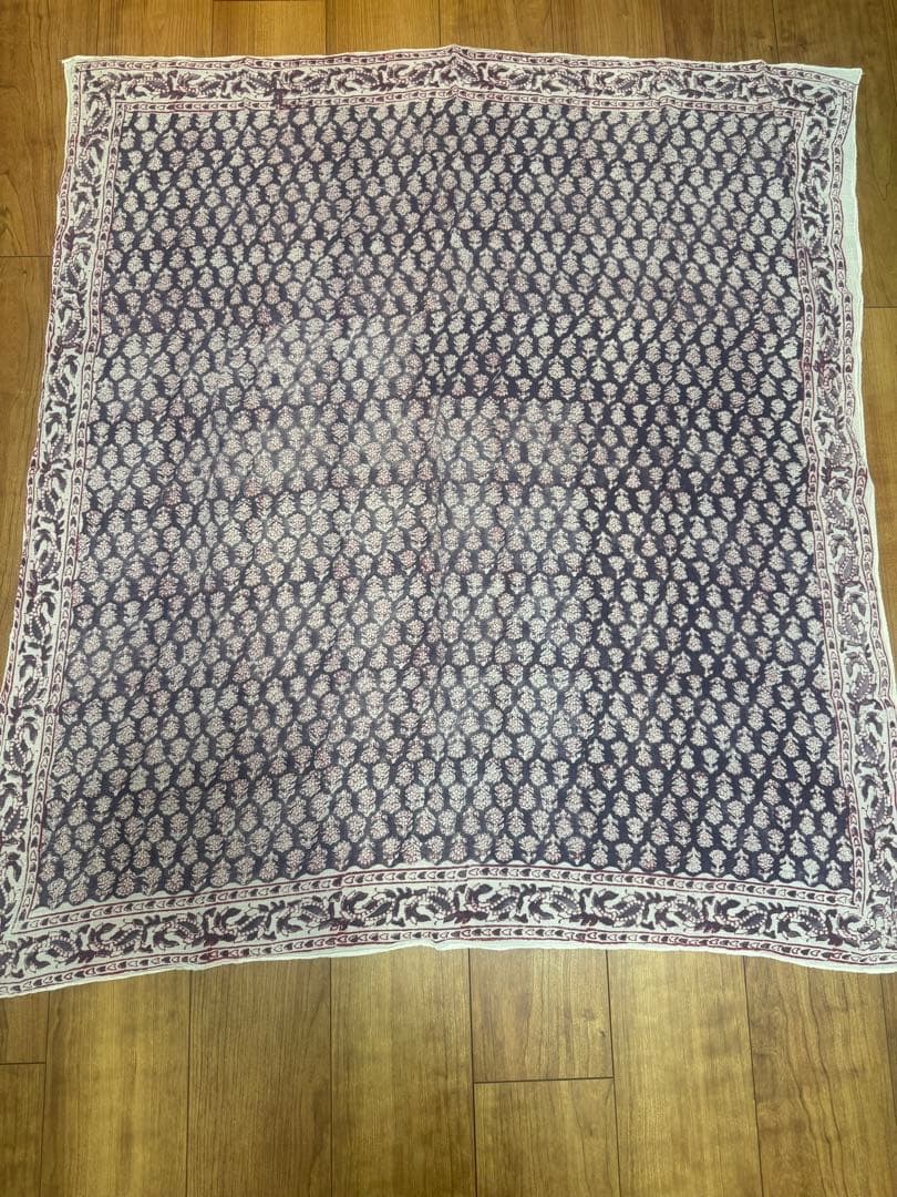 Vintage IndianCotton Scarfヴィンテージインド綿スカーフ