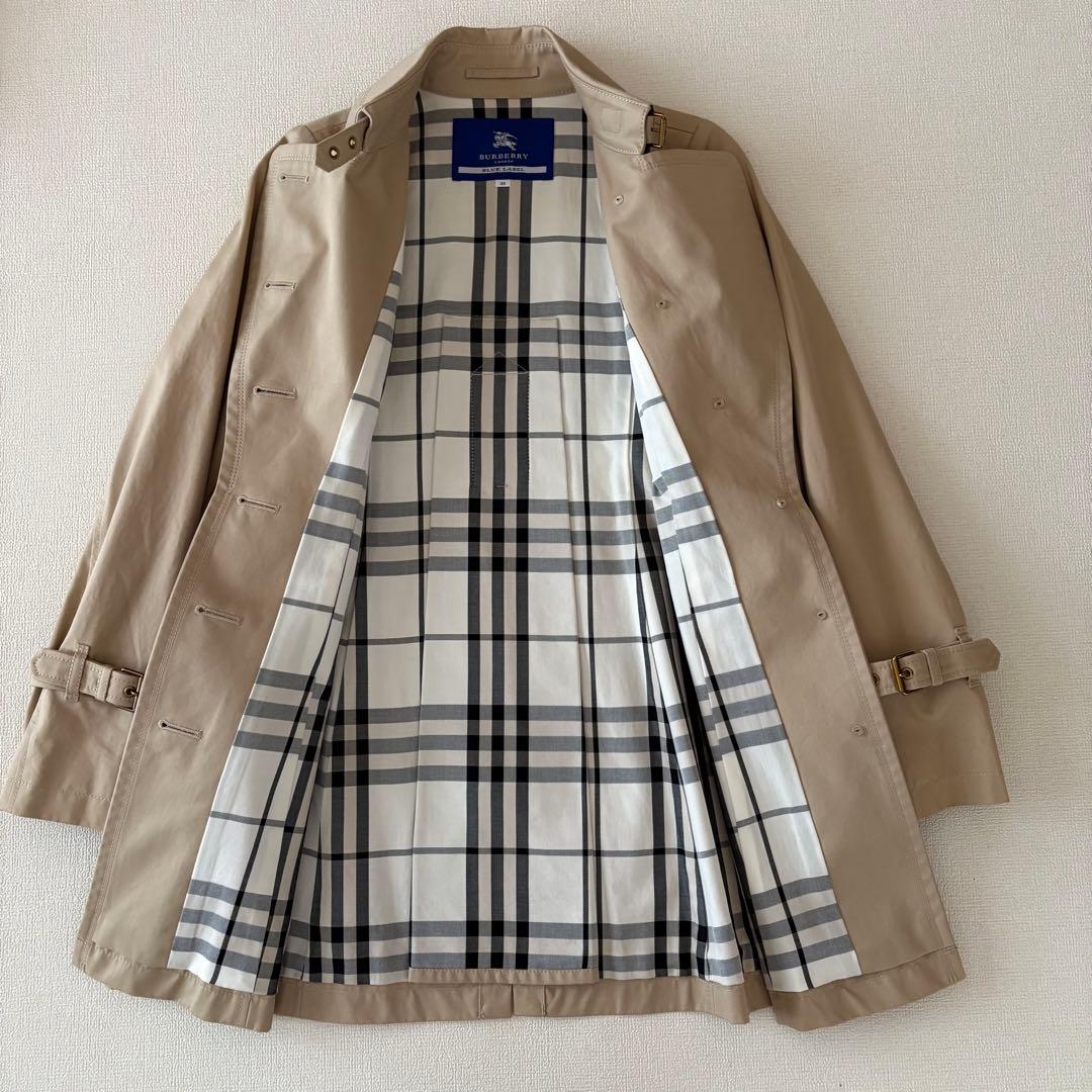 BURBERRY ブルーレーベル トレンチコート ベージュ　38 ベルトあり