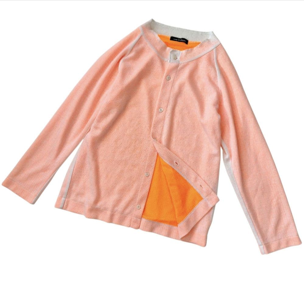 AD1999 tricotCOMMEdesGARCONS ドッキングカーディガン