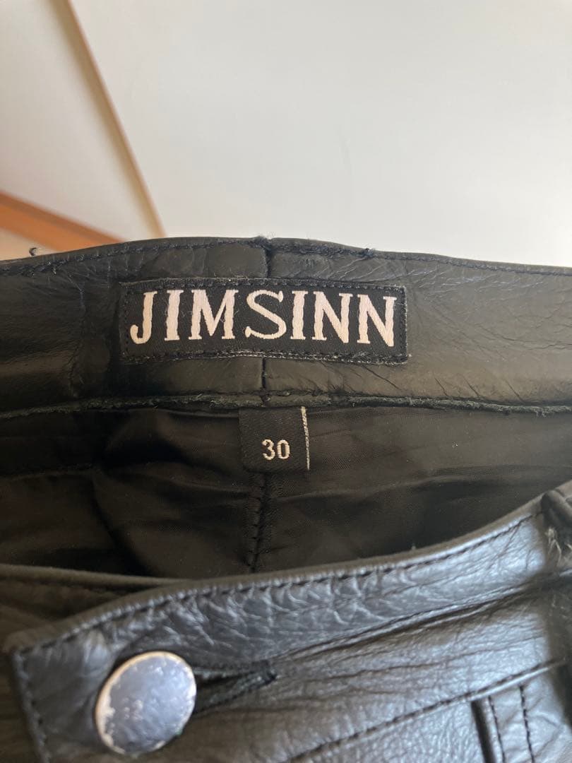 JIMSINN レザーパンツ　パンク