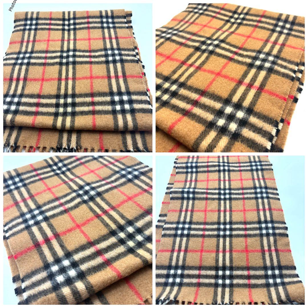 【最終値下げ‼️】BURBERRY ノバチェック チェック柄マフラー ベージュ